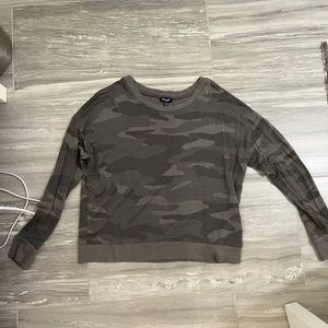 Splendid Brand Camo long sleeve T-shirt